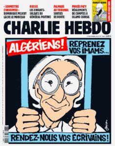Dessin de Juin (Charlie Hebdo) pour Boualem Sansal