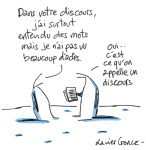 Dessin de Xavier Gorce